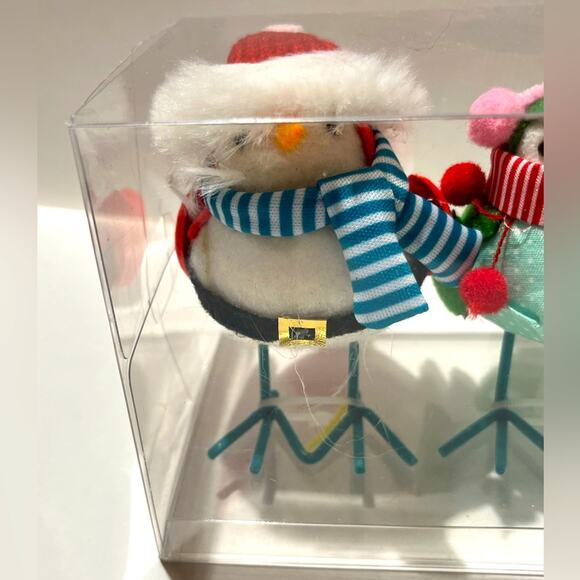 2020 Wondershop mini winter birds with scarves, NIB - Picture 2 of 6